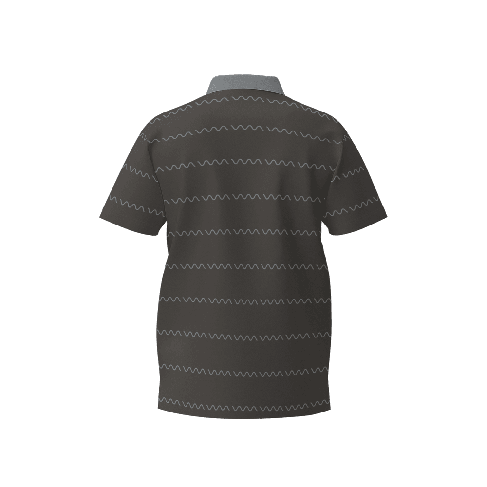 Squiggle - Lightweight 3-Button Polo 2.0 - JMPark Apparel