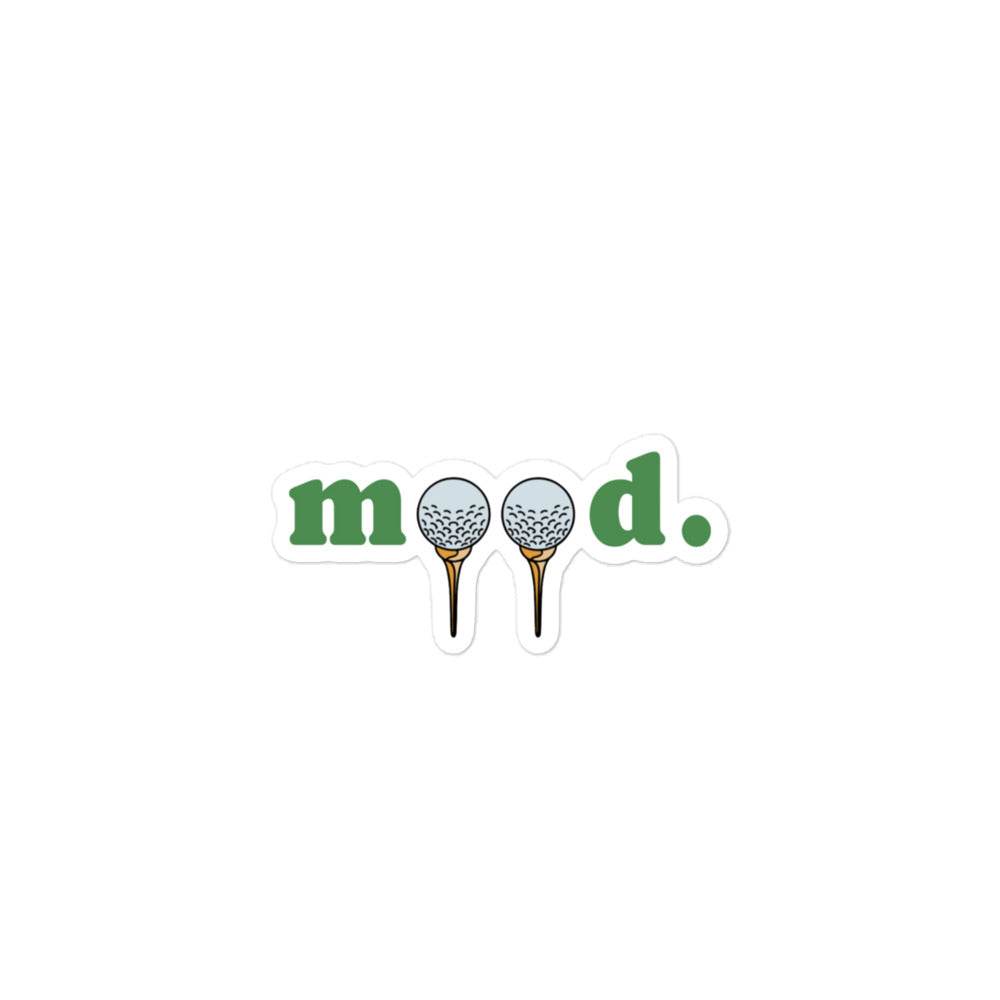 mood. - Bubble-free Sticker - JMPark Apparel