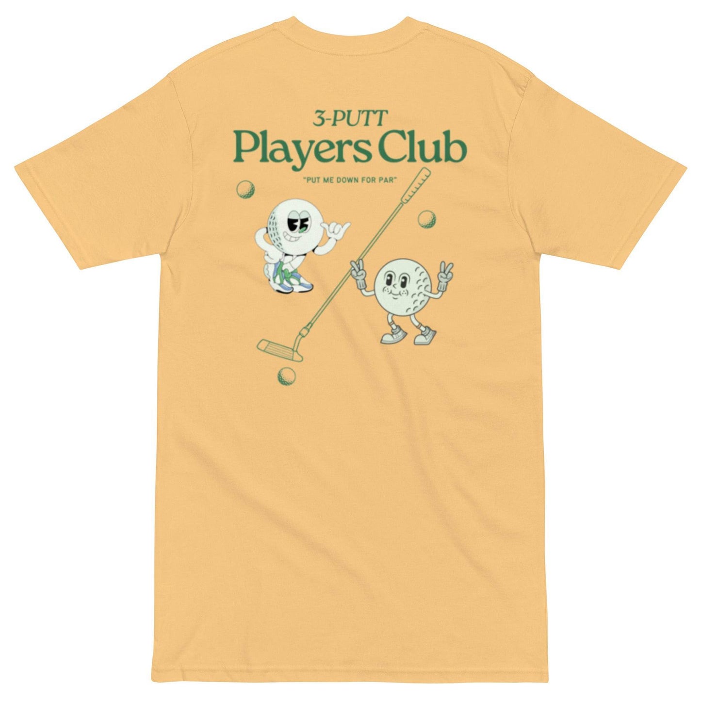 3 Putt Players Club - Heavyweight T-Shirt - JMPark Apparel