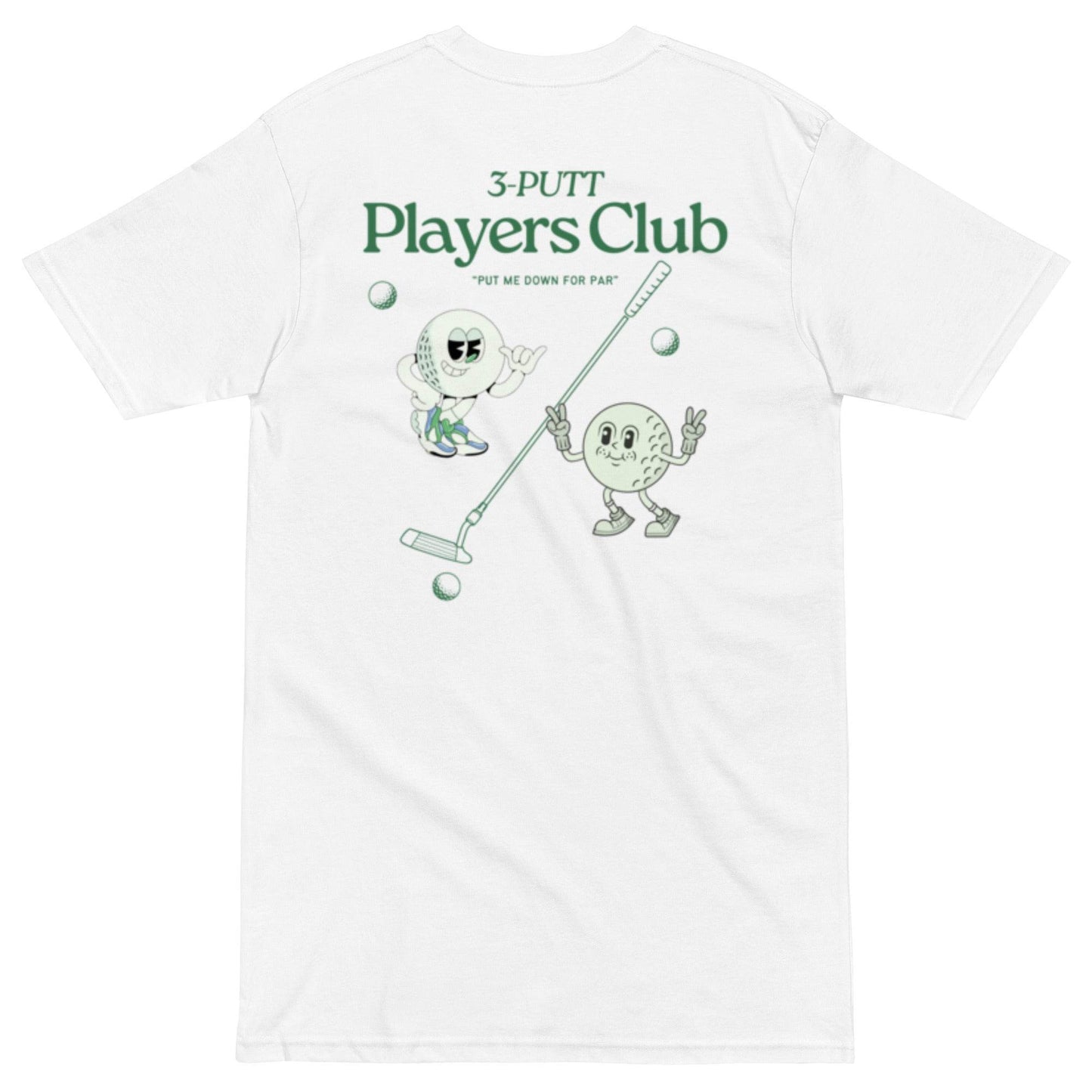 3 Putt Players Club - Heavyweight T-Shirt - JMPark Apparel