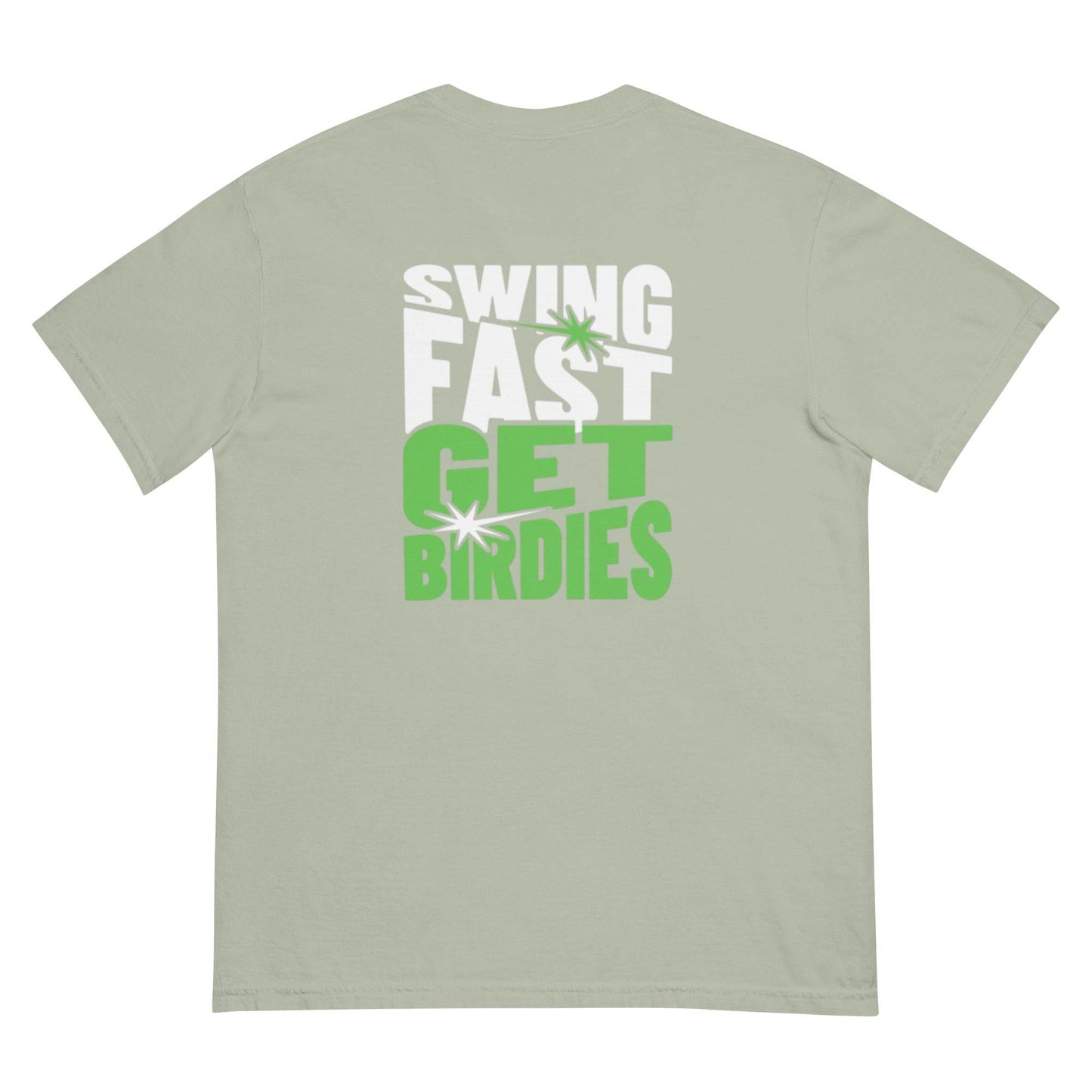 Swing Fast Get Birdies - Heavyweight T-Shirt - JMPark Apparel