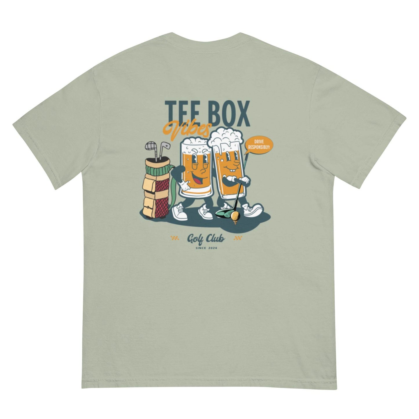 Tee Box Vibes - Heavyweight T-Shirt - JMPark Apparel
