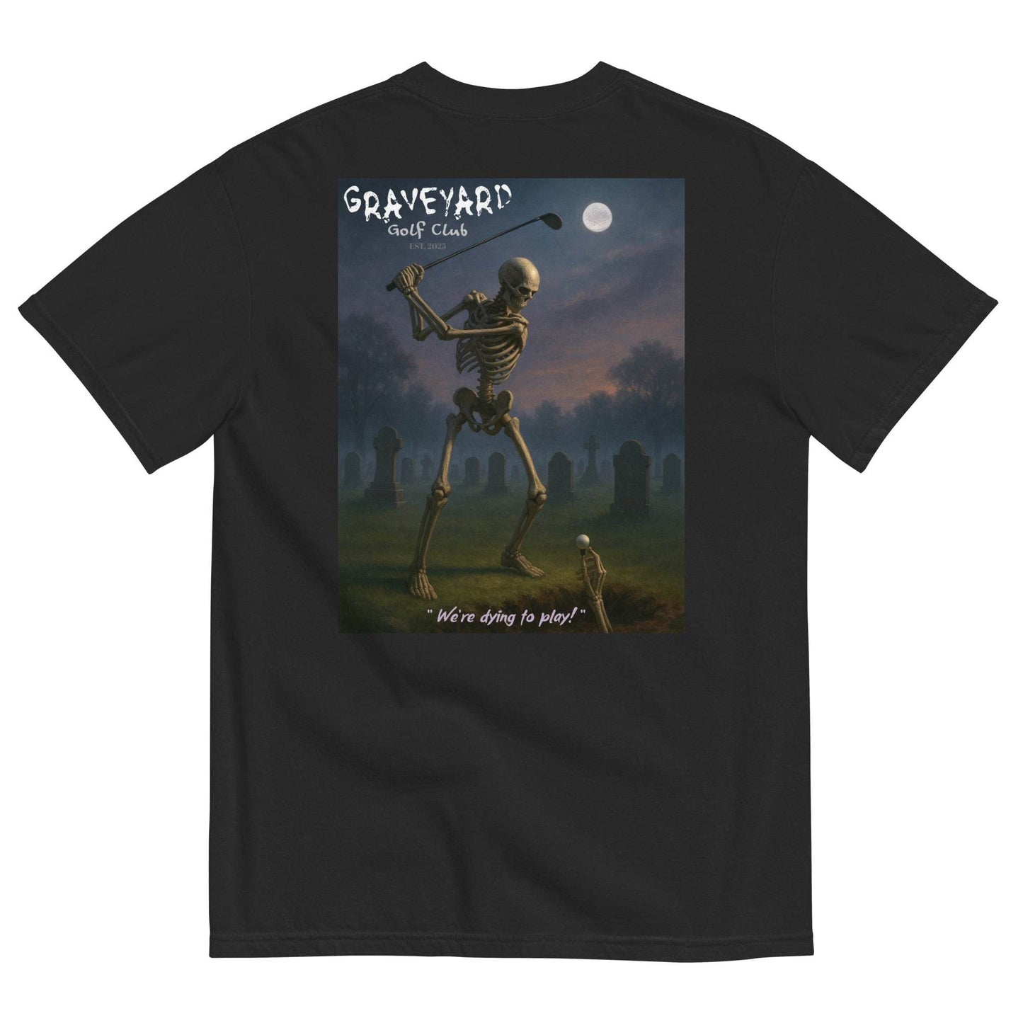Dying to Play - Heavyweight T-Shirt - JMPark Apparel