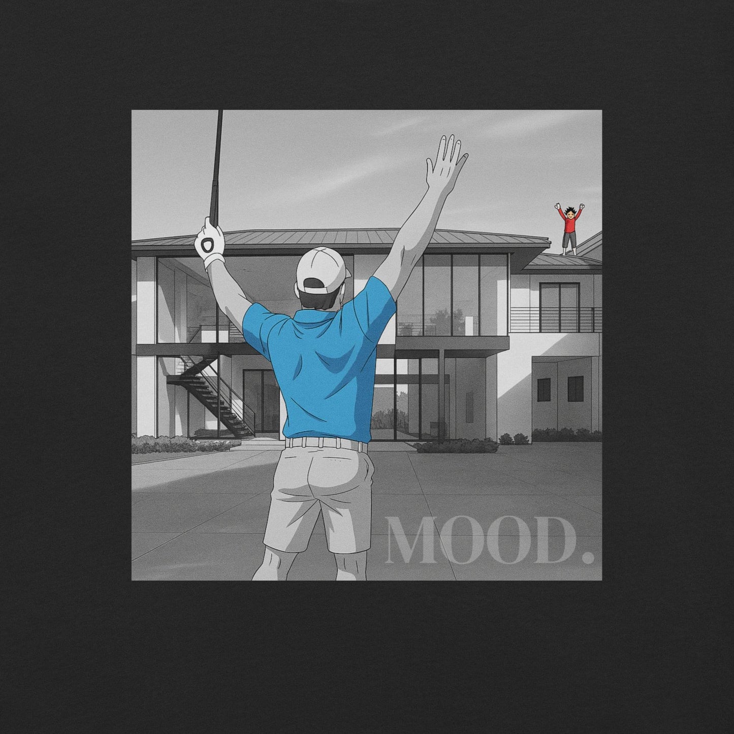 Up & Over Mood. - Heavyweight T-Shirt - JMPark Apparel