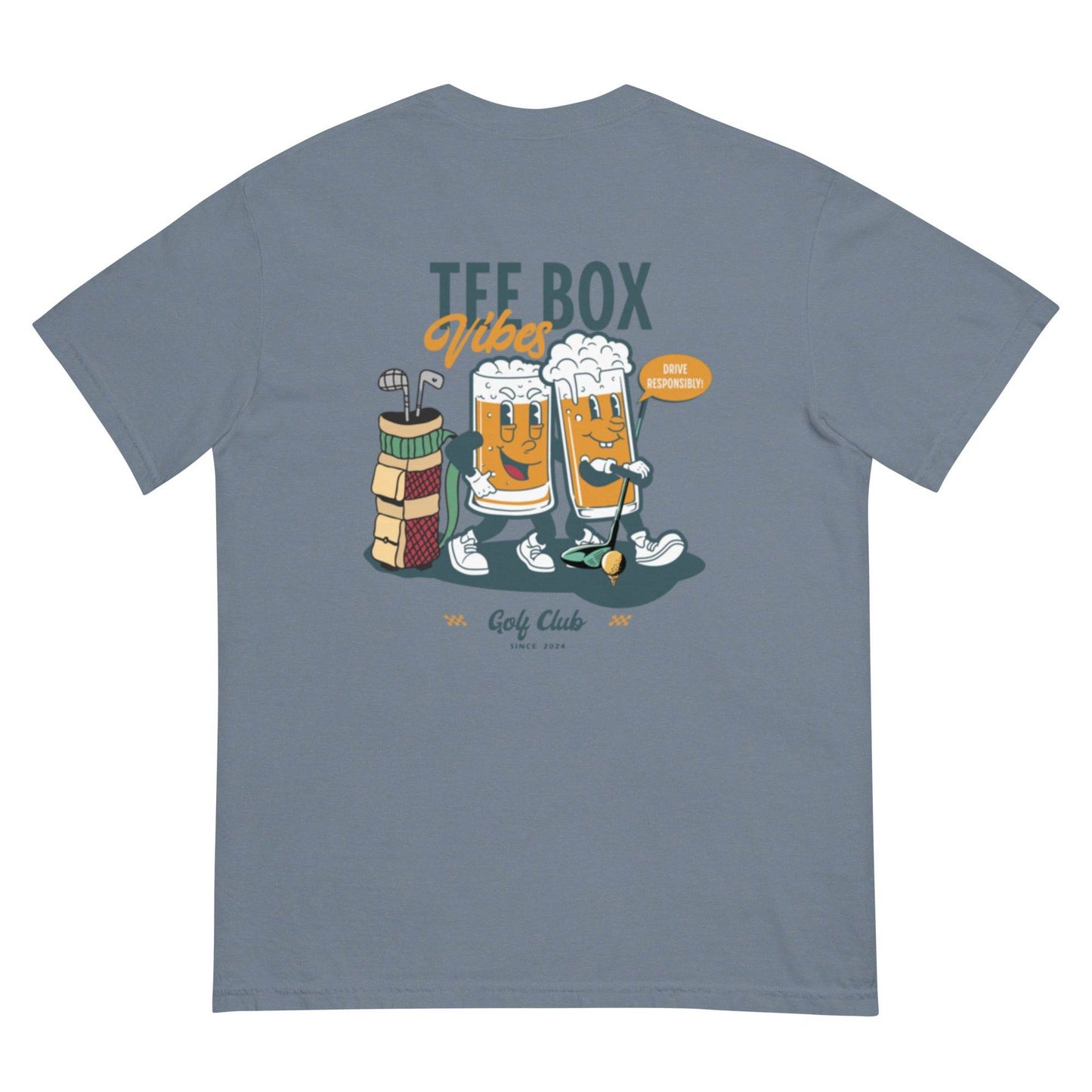 Tee Box Vibes - Heavyweight T-Shirt - JMPark Apparel