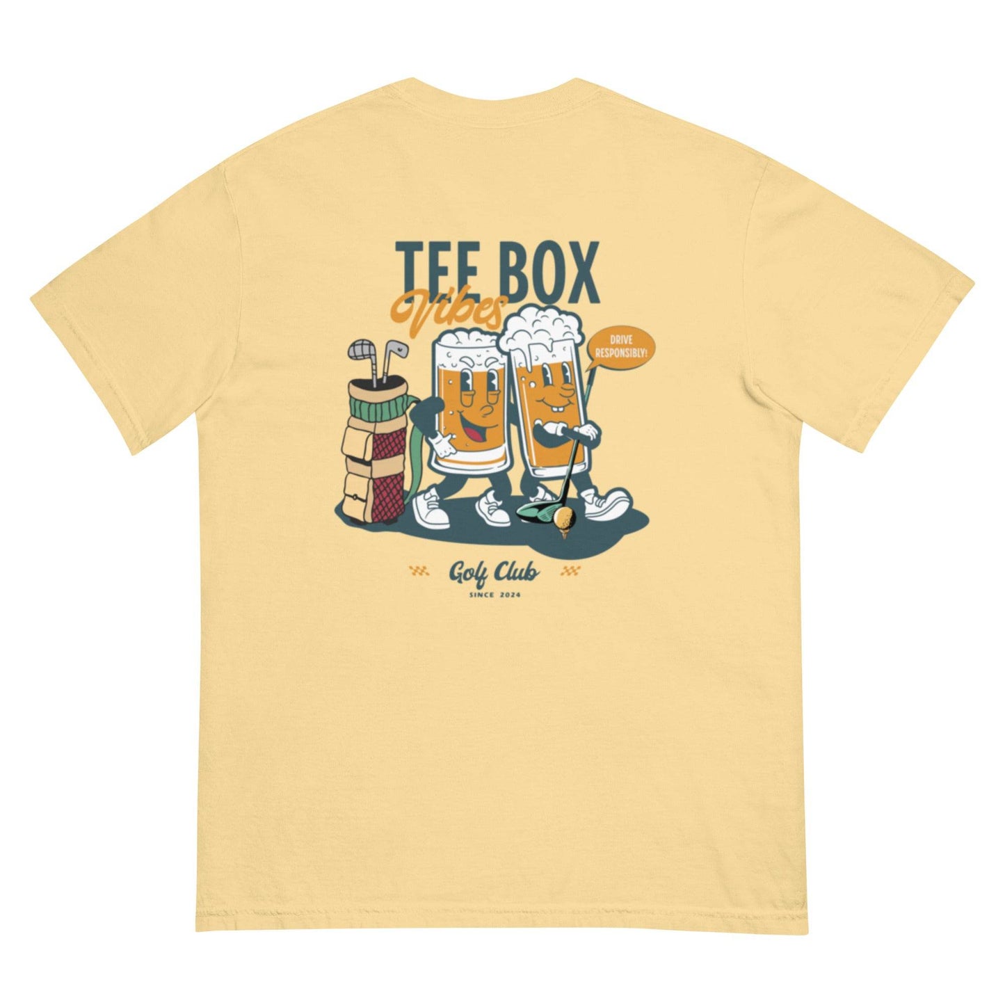 Tee Box Vibes - Heavyweight T-Shirt - JMPark Apparel