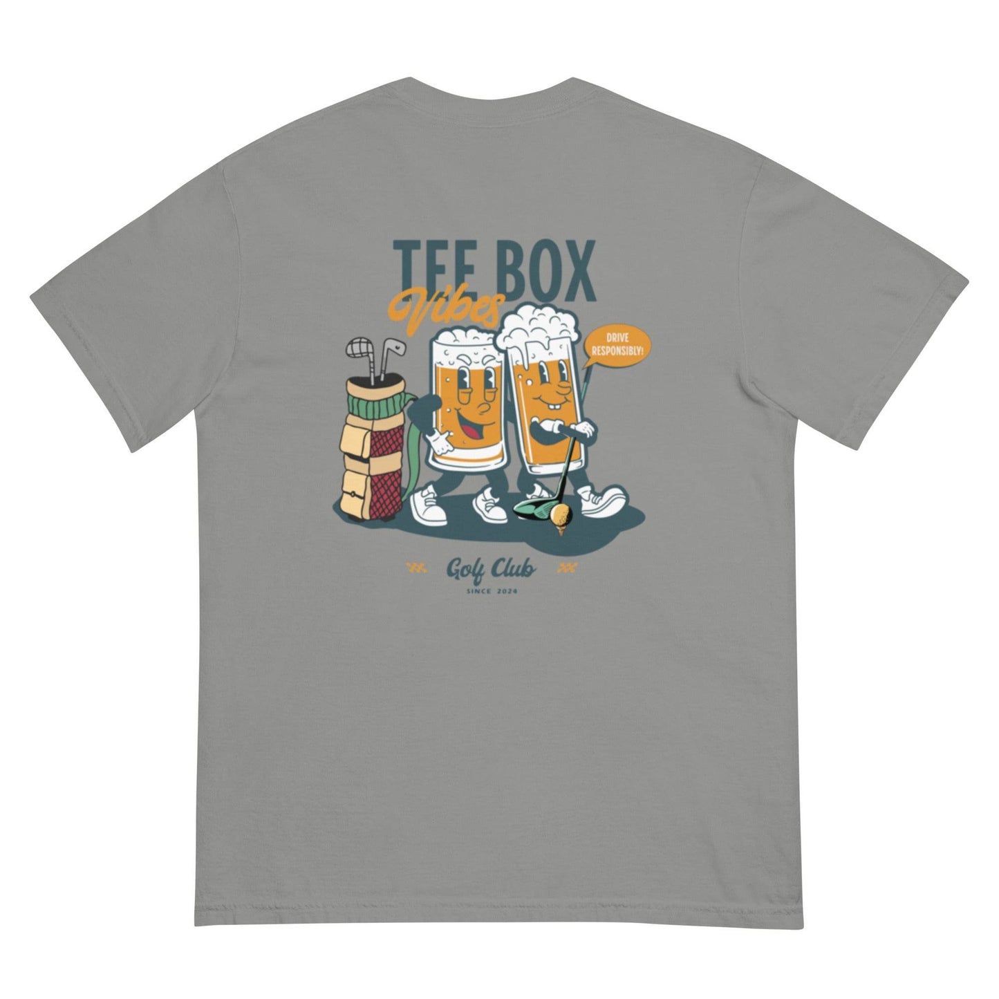 Tee Box Vibes - Heavyweight T-Shirt - JMPark Apparel