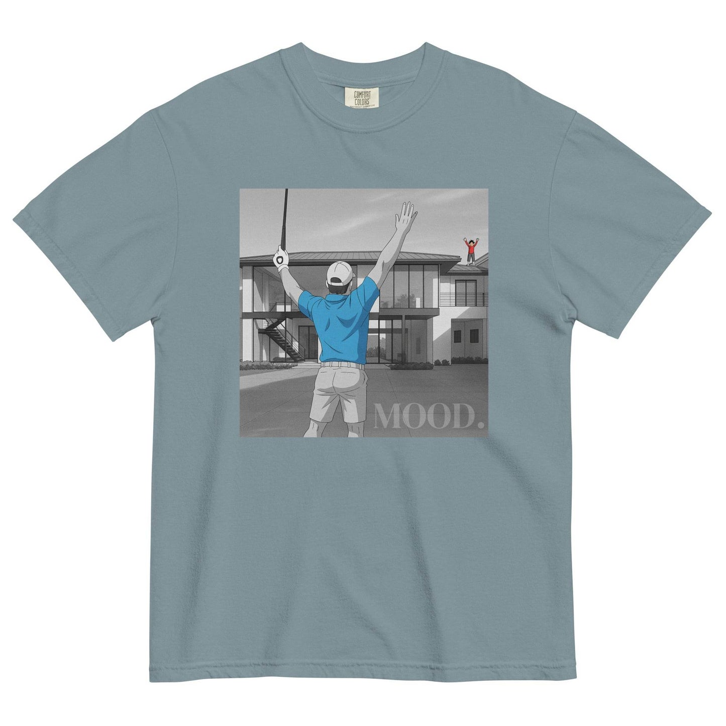 Up & Over Mood. - Heavyweight T-Shirt - JMPark Apparel