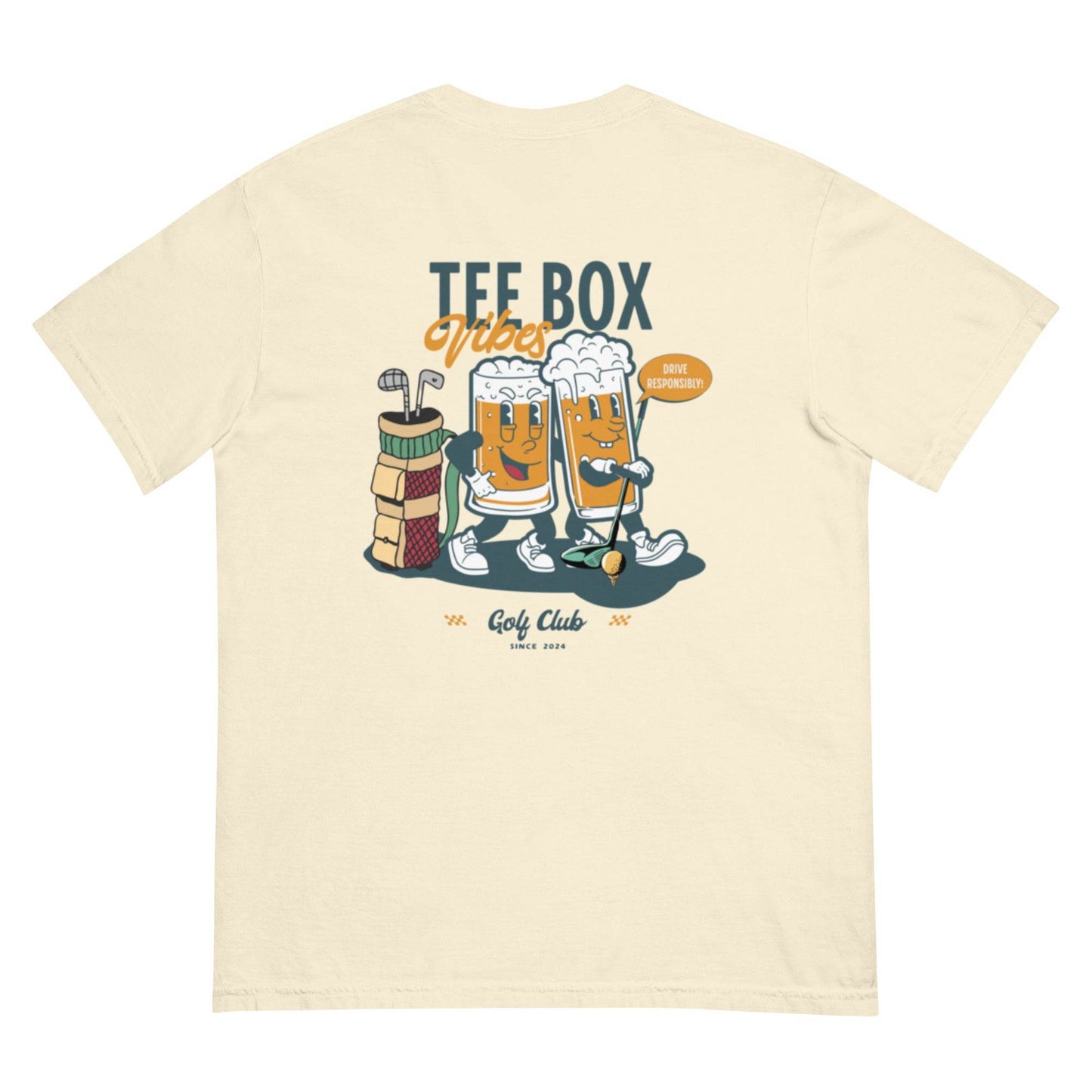 Tee Box Vibes - Heavyweight T-Shirt - JMPark Apparel