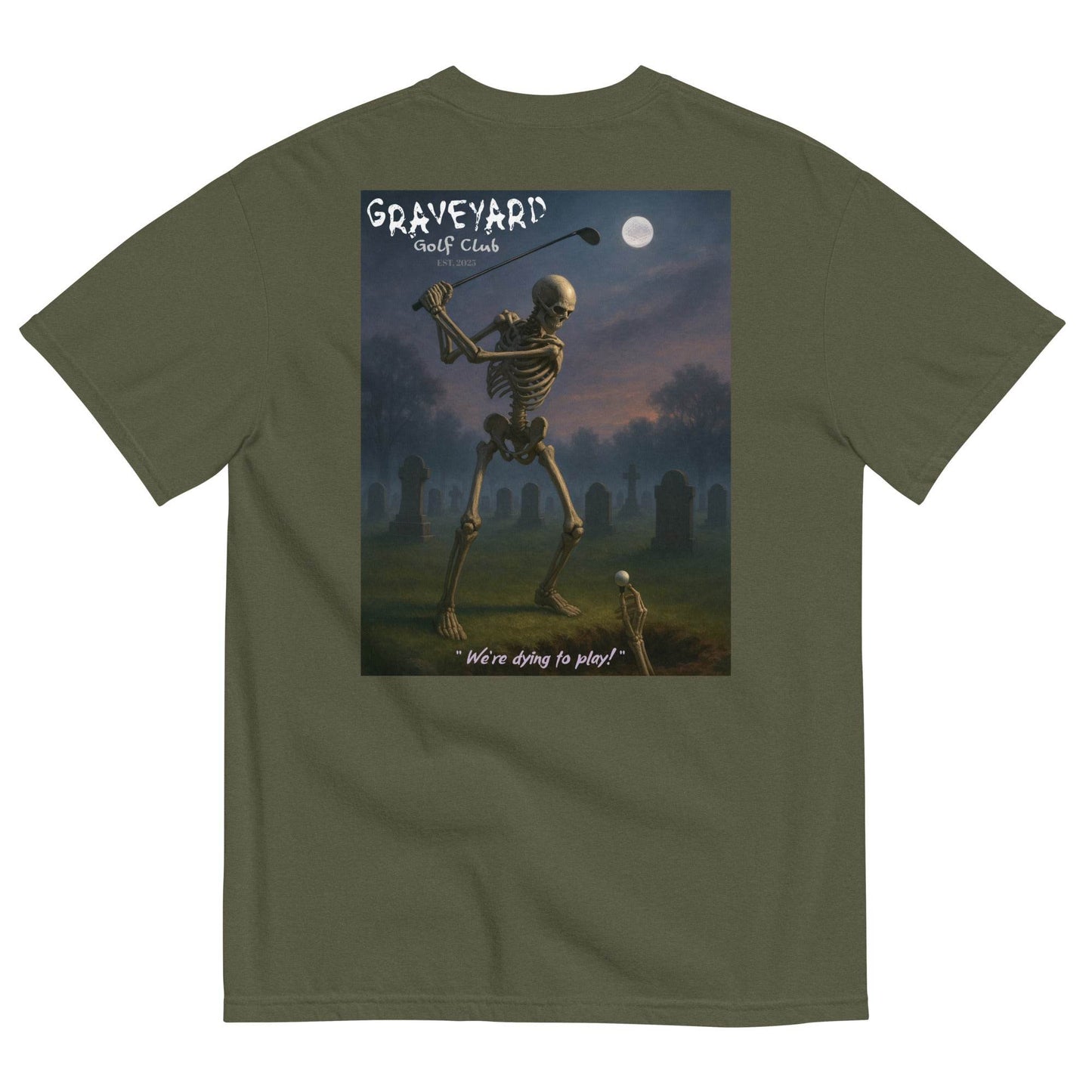 Dying to Play - Heavyweight T-Shirt - JMPark Apparel