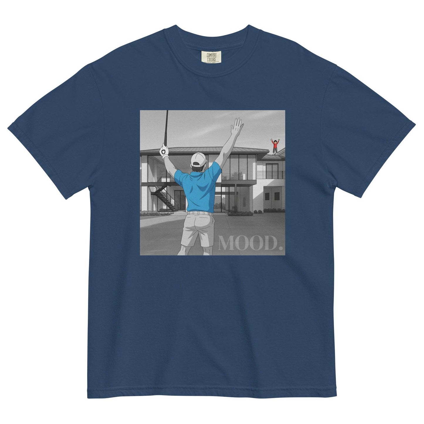 Up & Over Mood. - Heavyweight T-Shirt - JMPark Apparel