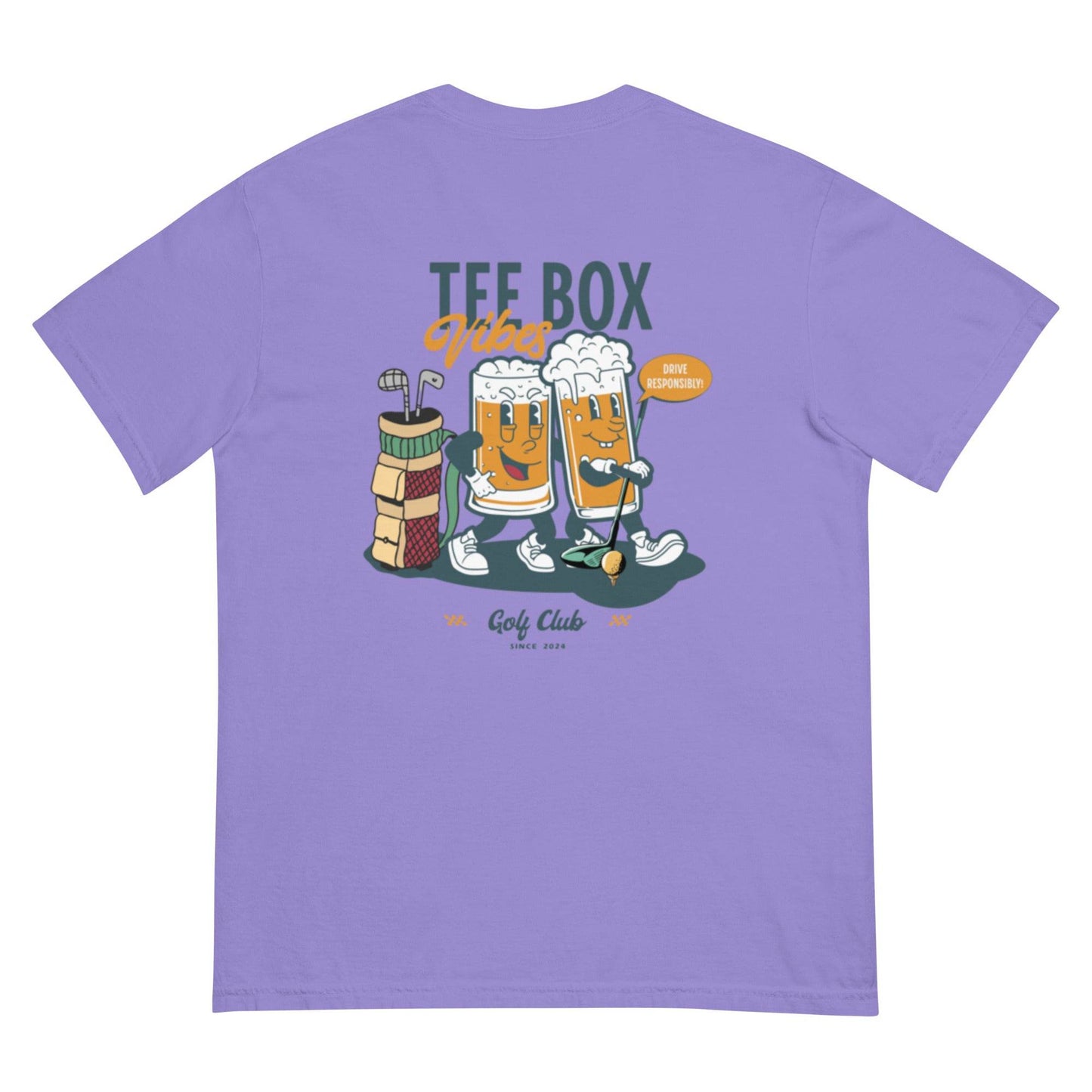 Tee Box Vibes - Heavyweight T-Shirt - JMPark Apparel