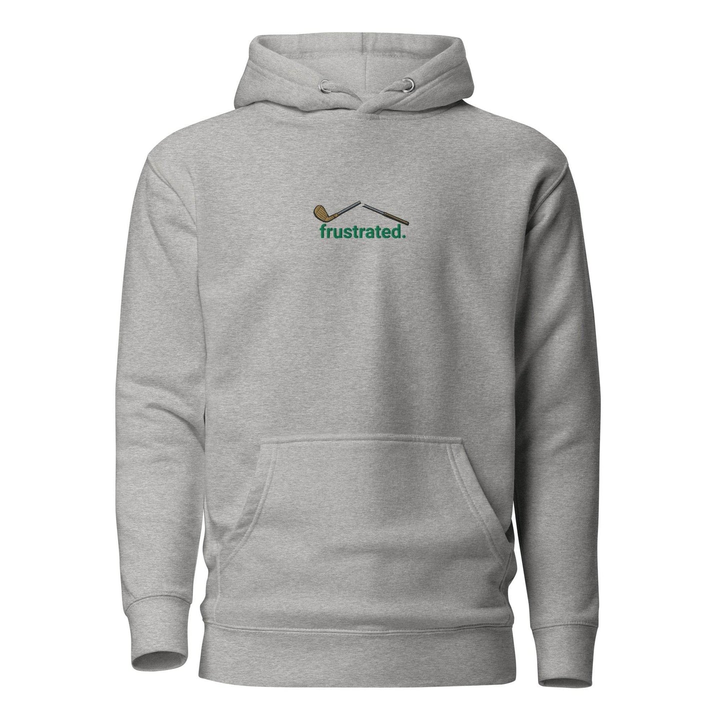 frustrated. - Premium Embroidered Hoodie - JMPark Apparel