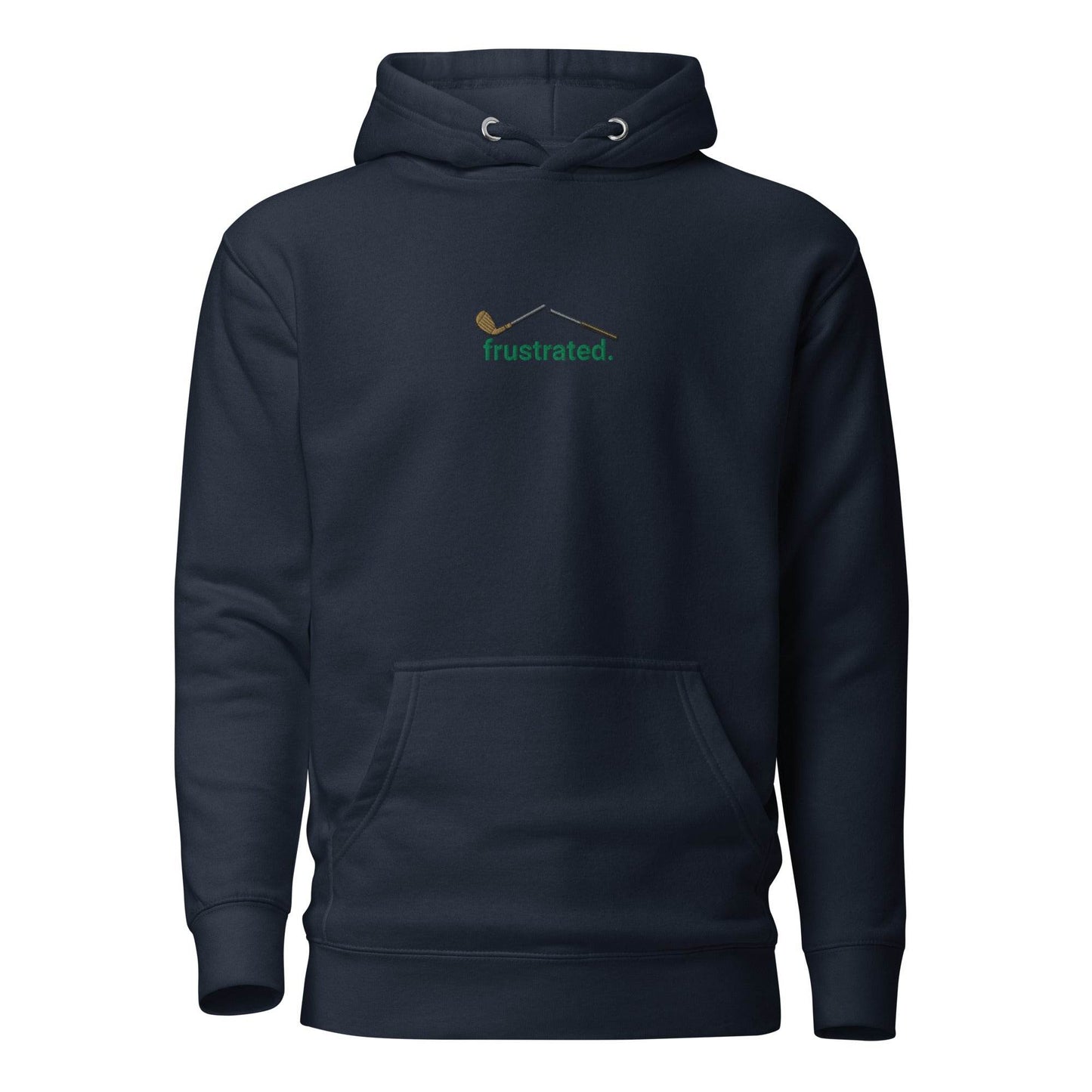 frustrated. - Premium Embroidered Hoodie - JMPark Apparel