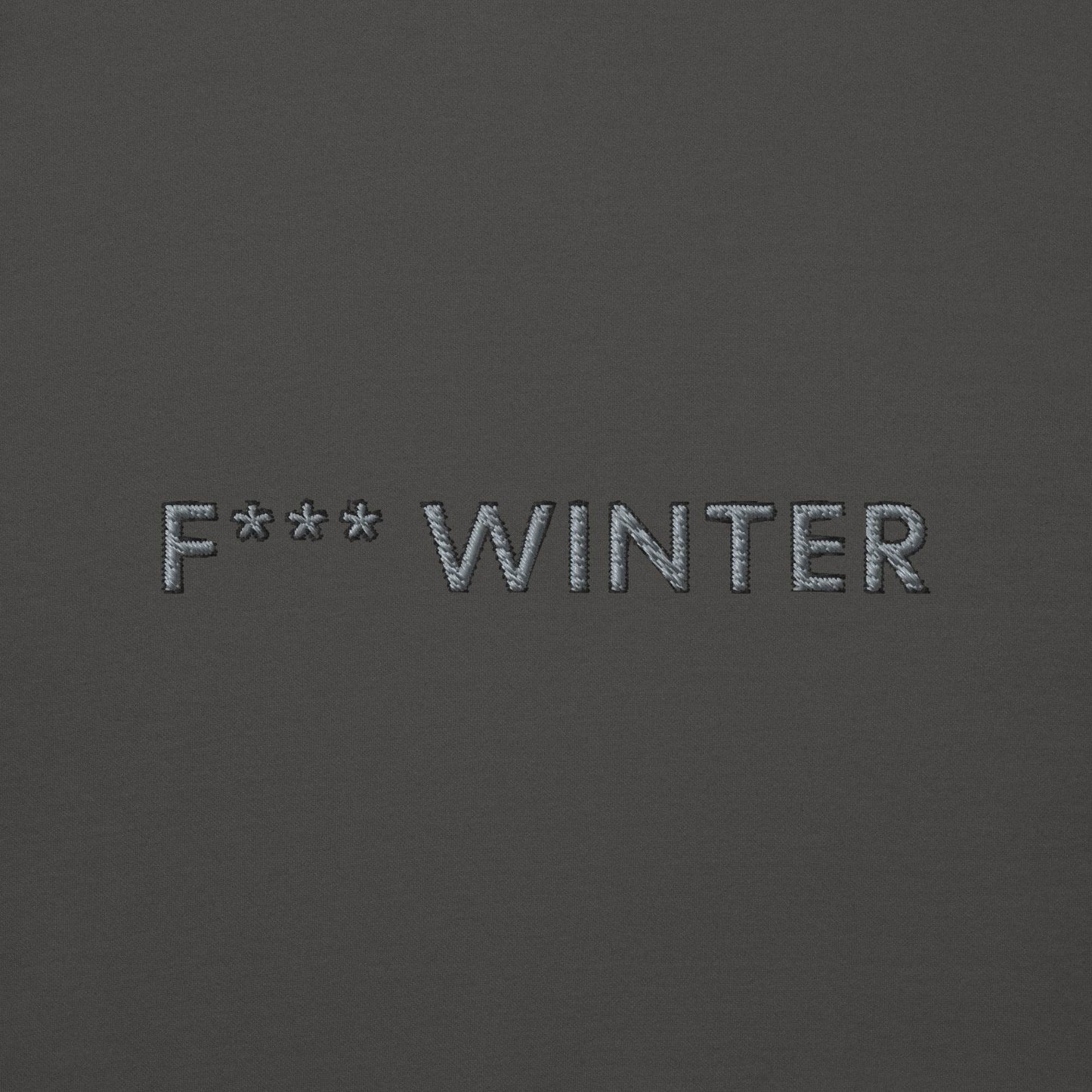 F*** Winter - Premium Embroidered Hoodie - JMPark Apparel