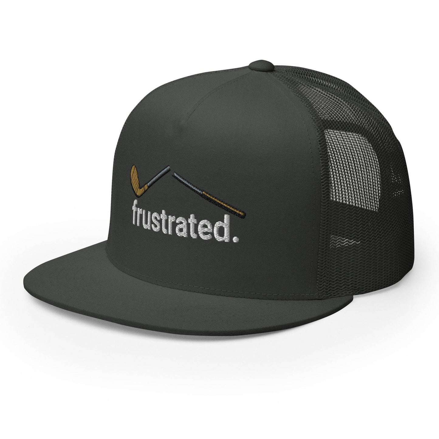 frustrated. - Trucker Cap - JMPark Apparel
