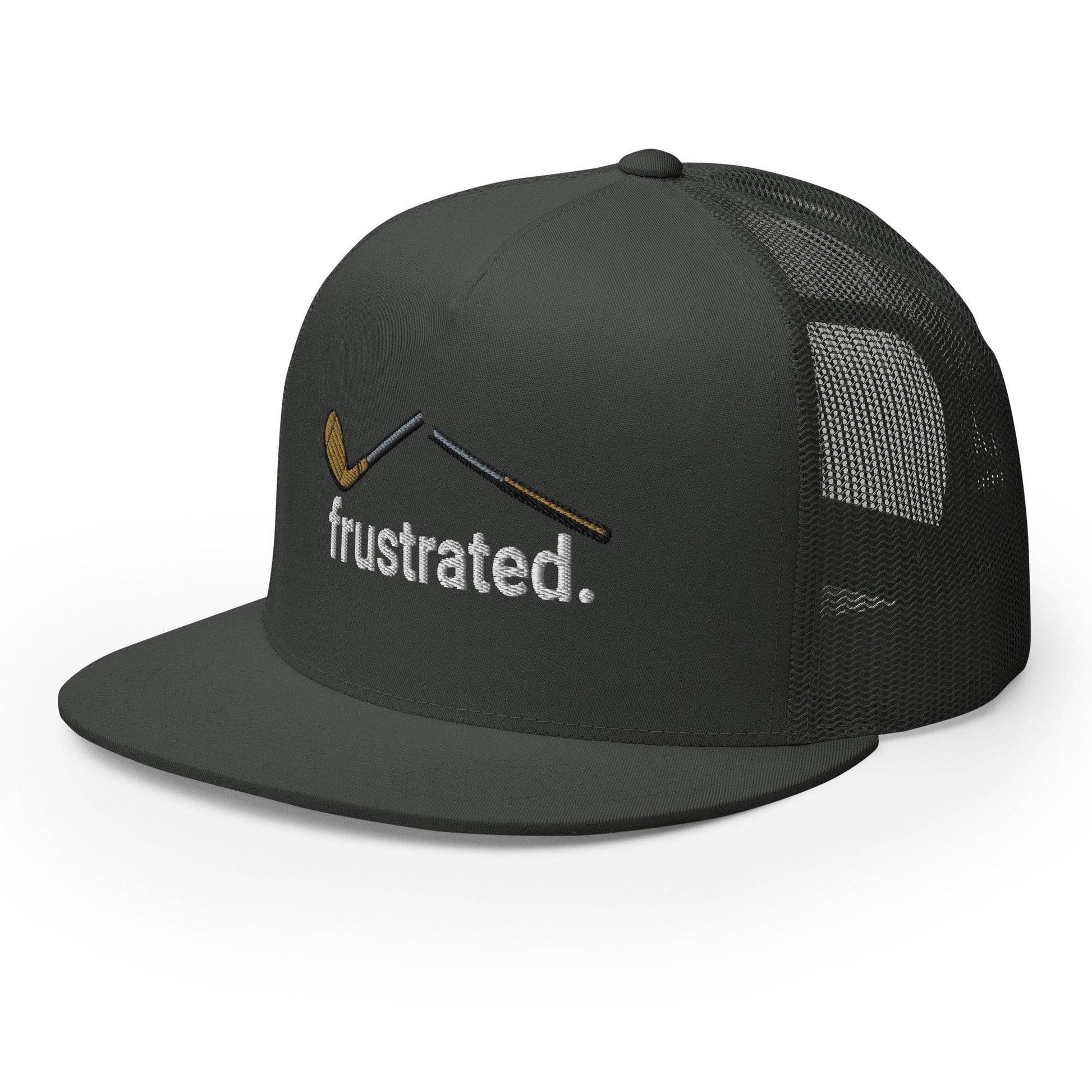 frustrated. - Trucker Cap - JMPark Apparel