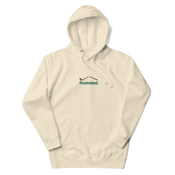 frustrated. - Premium Embroidered Hoodie