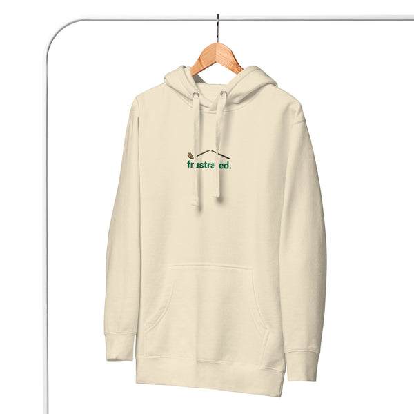 frustrated. - Premium Embroidered Hoodie
