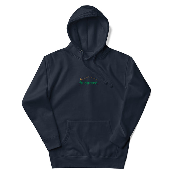 frustrated. - Premium Embroidered Hoodie