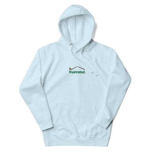 frustrated. - Premium Embroidered Hoodie