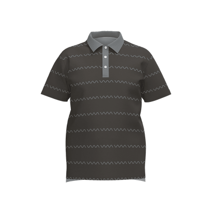 Squiggle - Lightweight 3-Button Polo 2.0 - JMPark Apparel