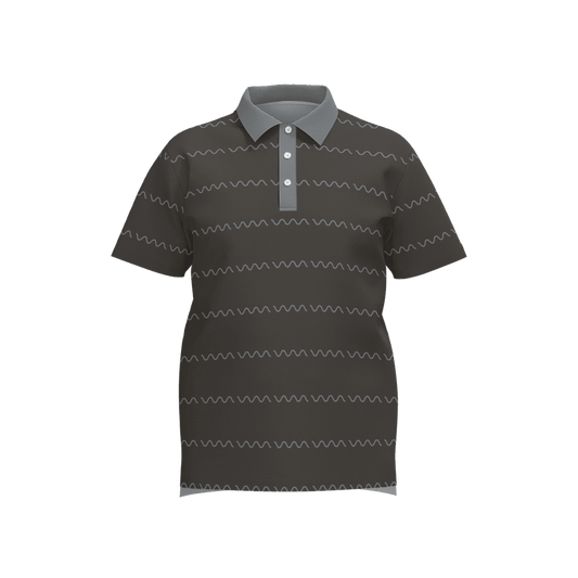 Squiggle - Lightweight 3-Button Polo 2.0 - JMPark Apparel