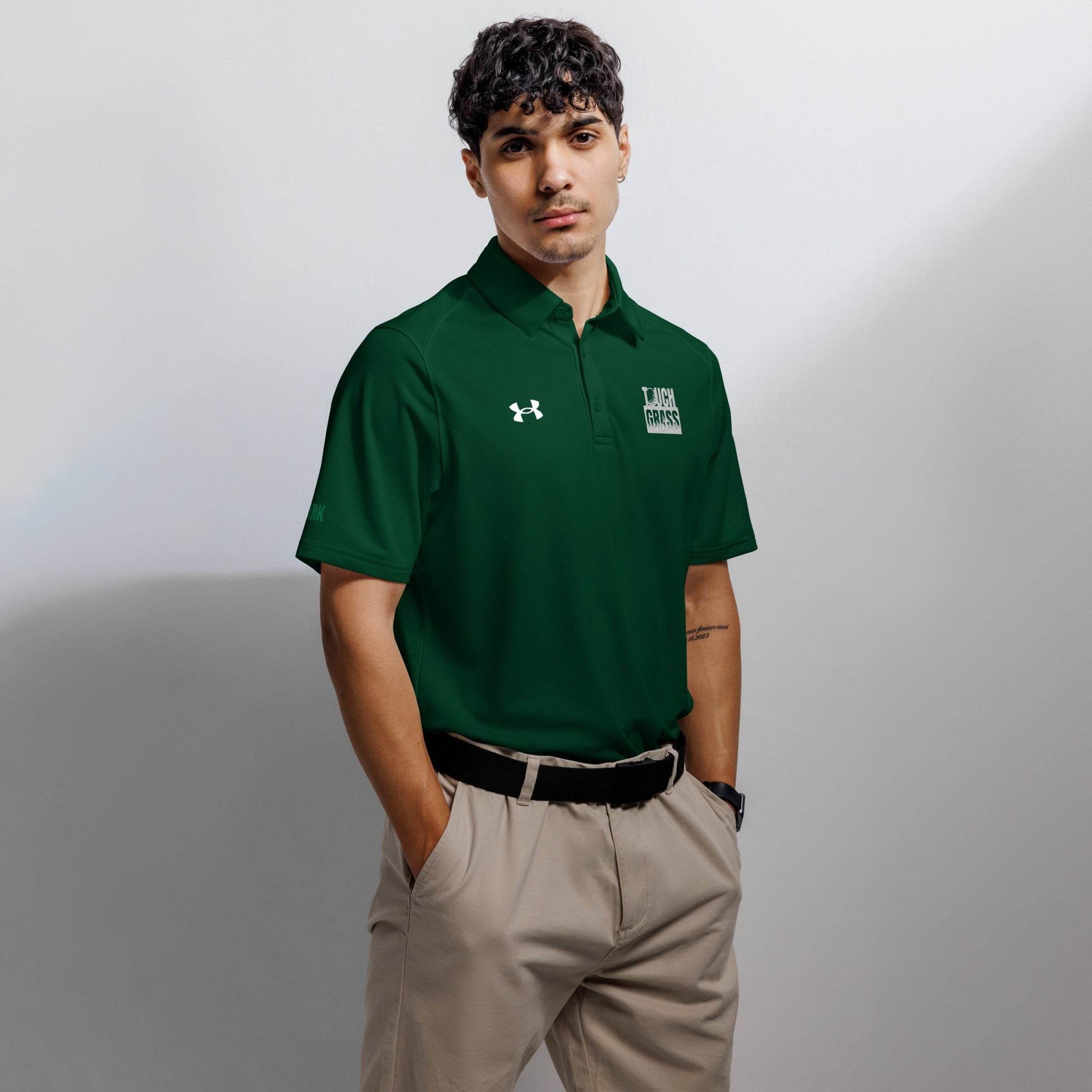 Touch Grass - Under Armour® Polo - JMPark Apparel